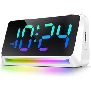 [RGB] Super Loud Alarm Clock for Bedroom, Heavy Sleepers, Adults | Dynamic RGB